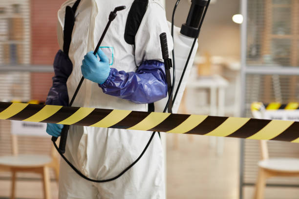 Professional Unattended Death Cleanup technician working in Croton, OH